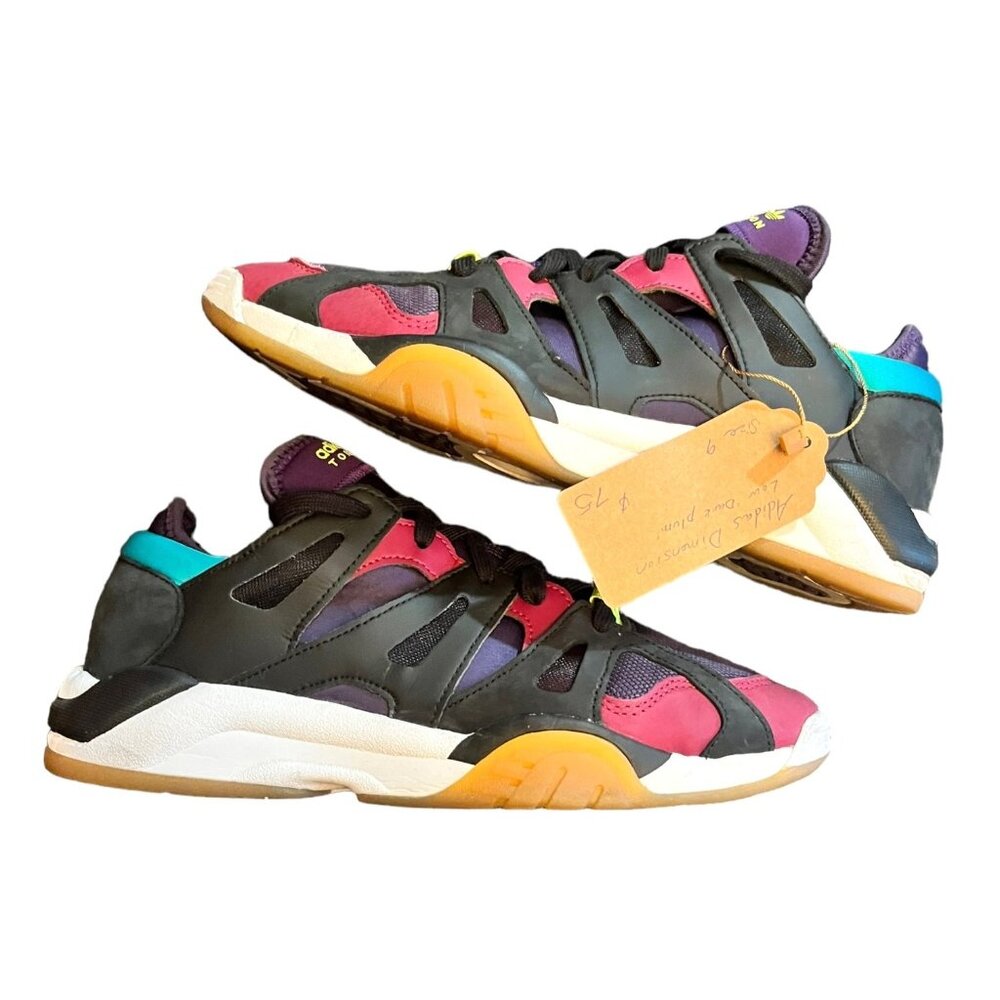 Adidas Dimension Low Dare Men's Plum Sneakers Size‎ 9